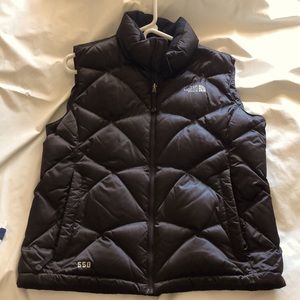 North Face 550 Goose draw string vest